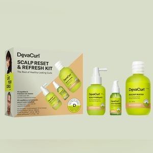 NEW IN BOX Deva Curl Scalp Rest & Refresh Kit (set of 3 - Buildup Buster & more)